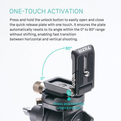 Tilta Foldable Arca Baseplate - Black