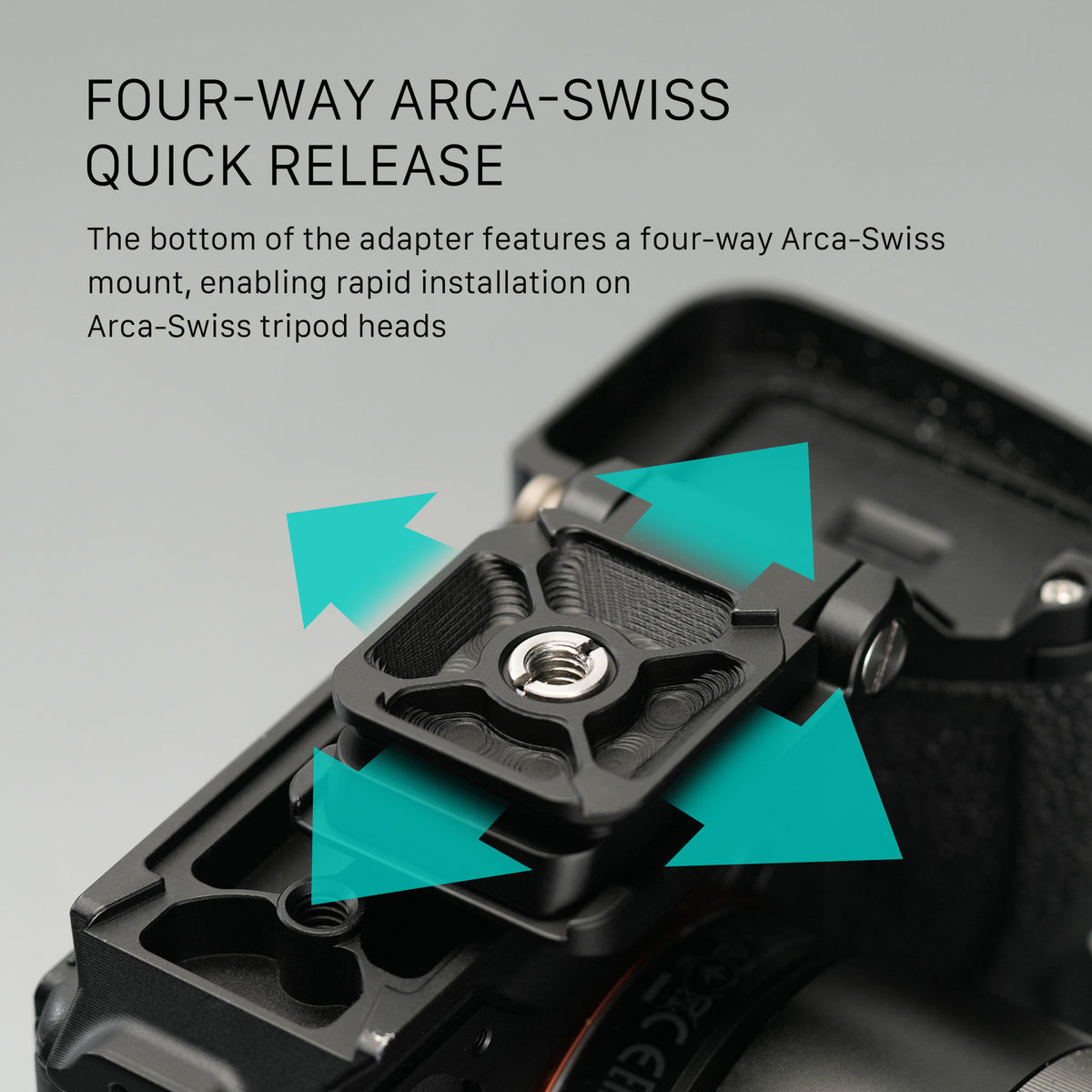 Tilta Foldable Arca Baseplate - Black