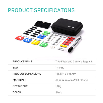 Tilta Filter and Camera Tags Kit