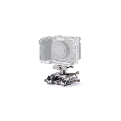 Tilta Arca Height Adjustable 15mm LWS Baseplate - Titanium Gray