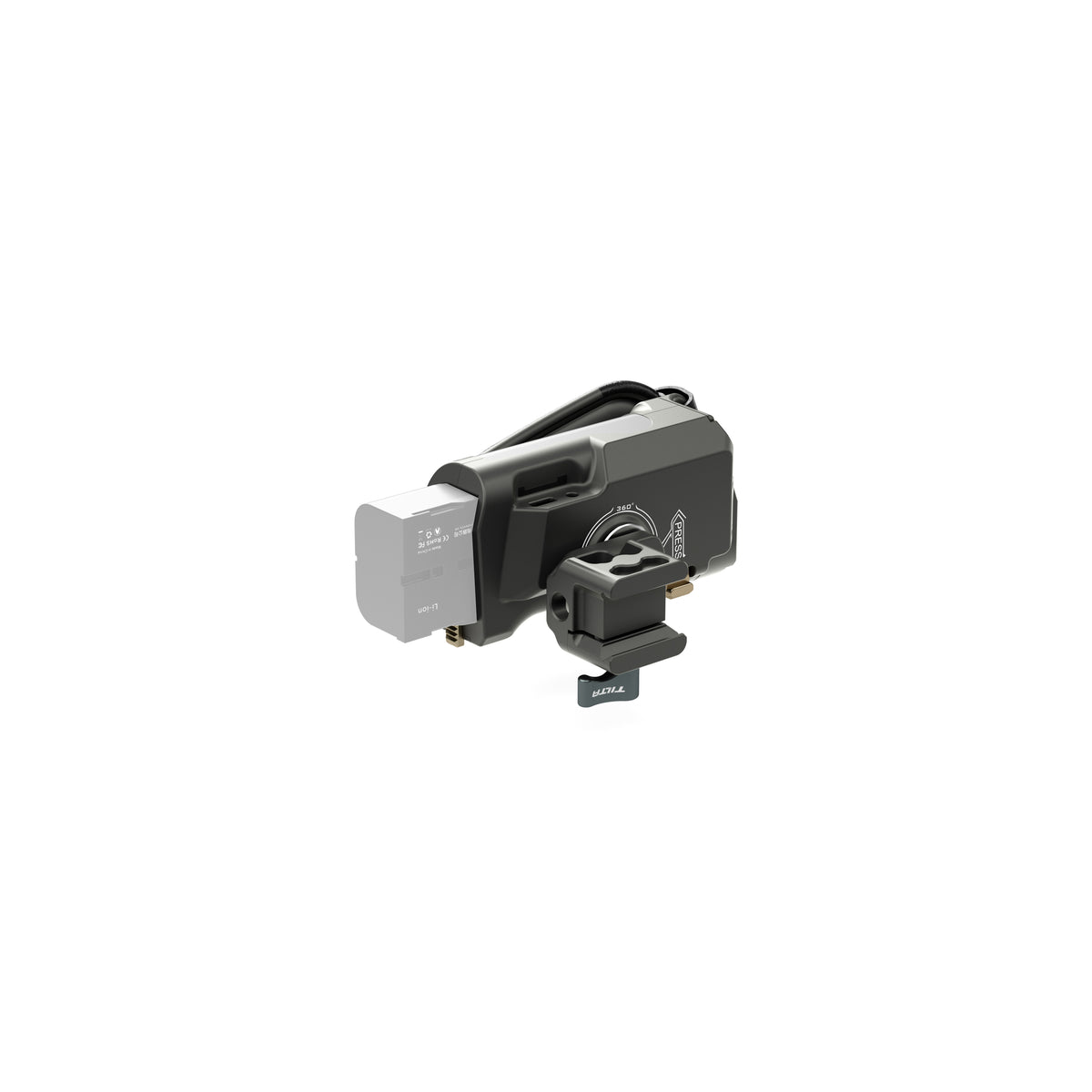 Tilta Left Side Advanced Power Handle with Run/Stop (F570 Battery) Type VI - Tilta Gray