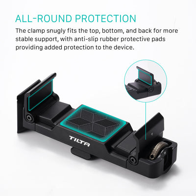 Tilta Multi-Functional Mounting Clamp for Apple iPad - Black