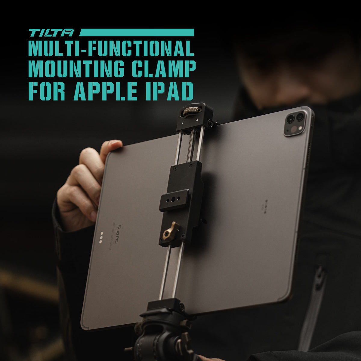 Tilta Multi-Functional Mounting Clamp for Apple iPad - Black