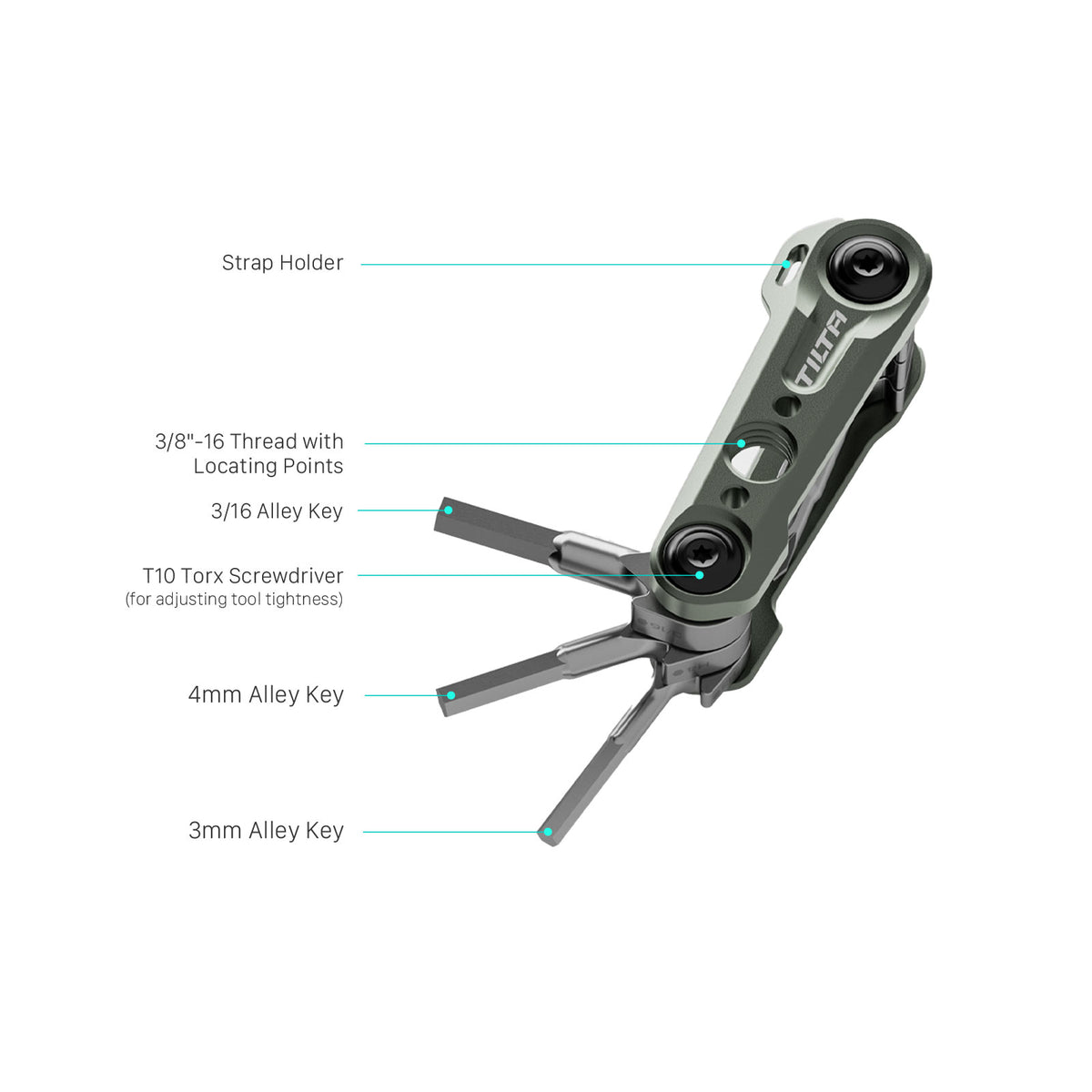 Tilta Multi-Functional Mini Tool Kit - Black