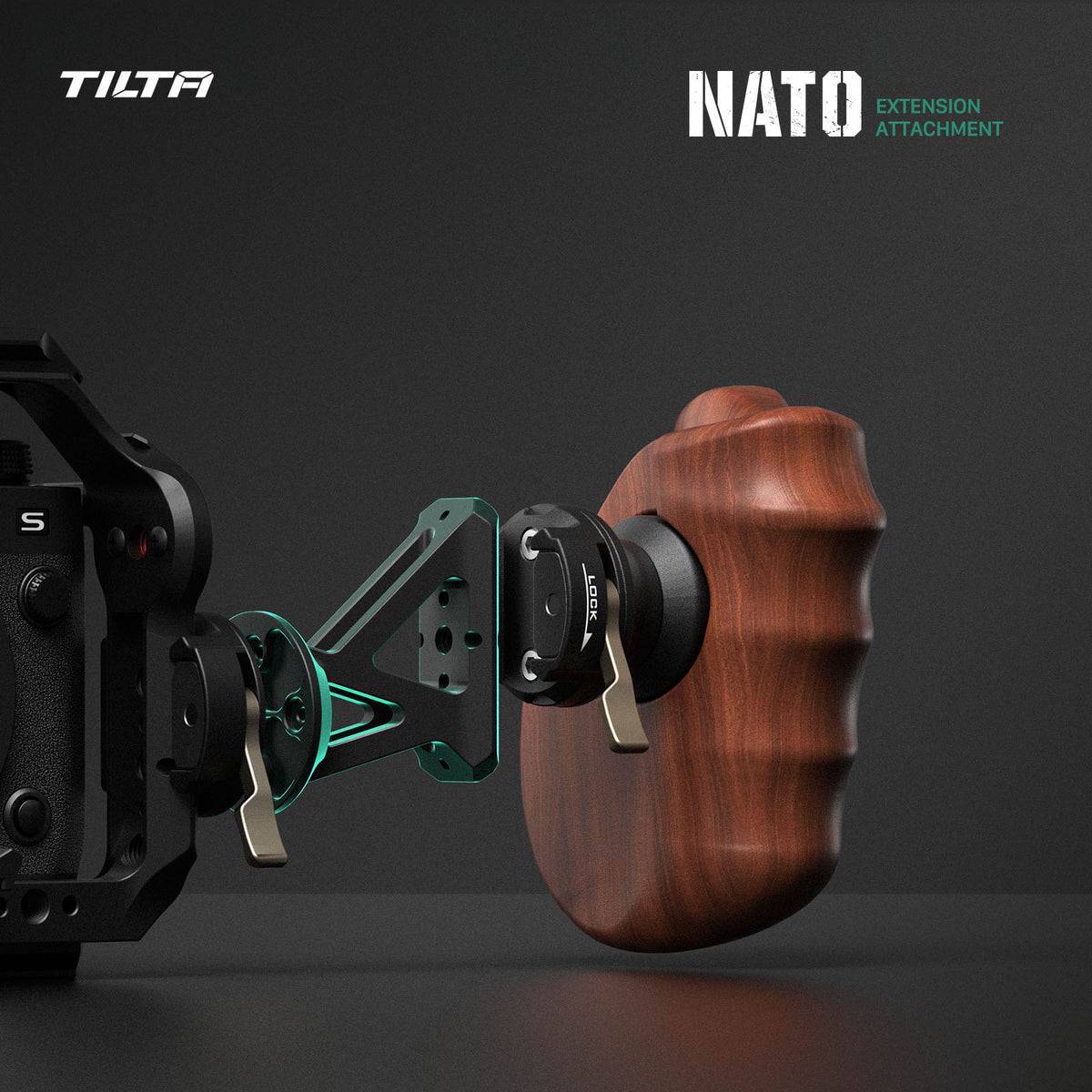 Tilta Left Side NATO Extension Attachment – Black
