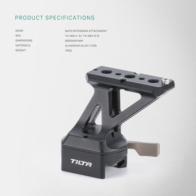 Tilta Left Side NATO Extension Attachment – Black