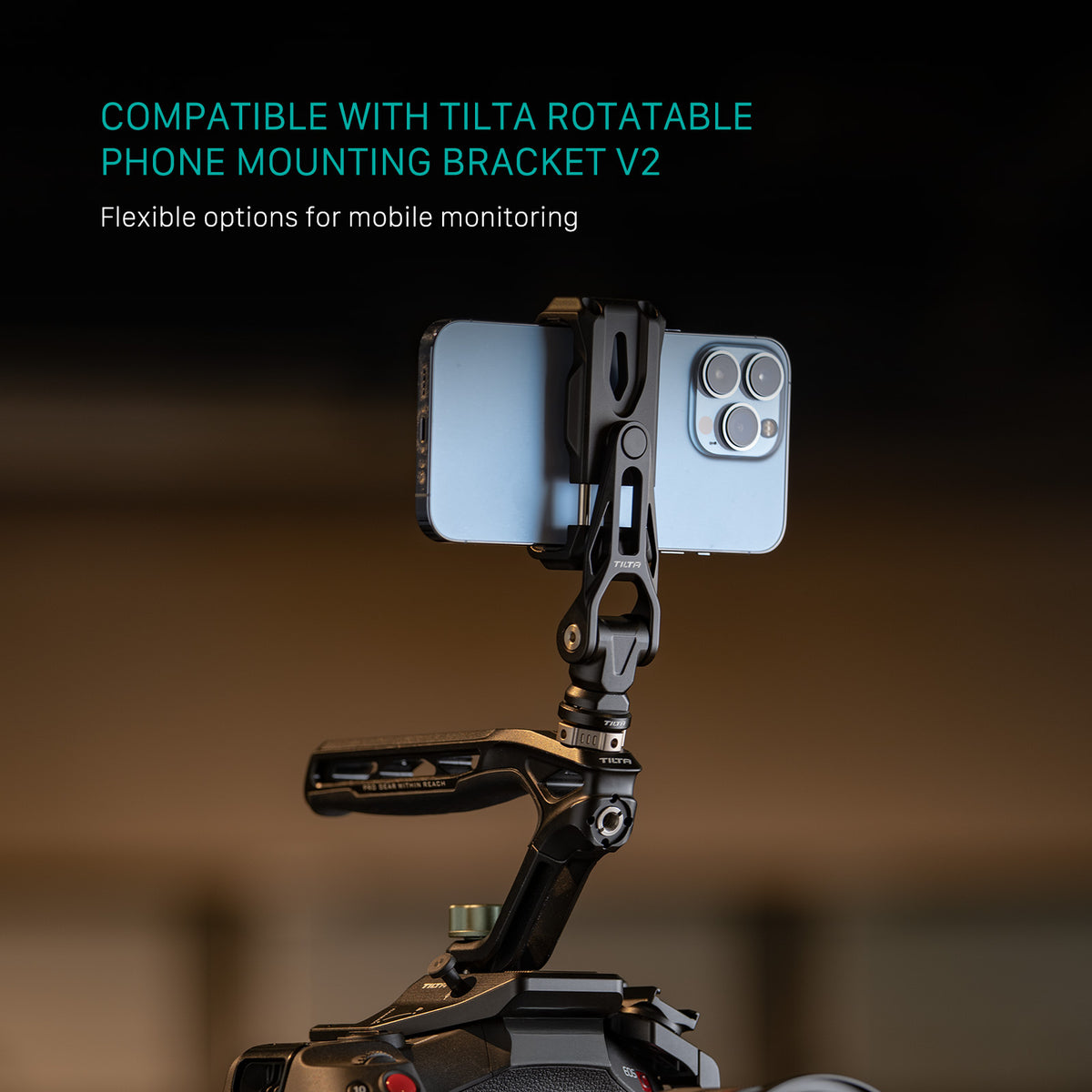 Tilta Cold Shoe Adapter for Rotatable Phone Mounting Bracket V2 - Black