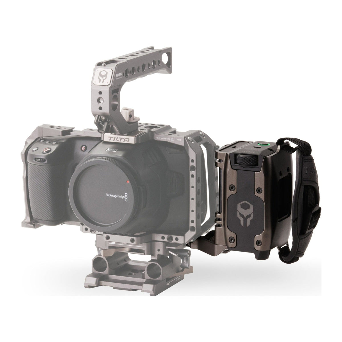 Tilta Side Focus Handle Type I (F970 Battery) - Tilta Grey