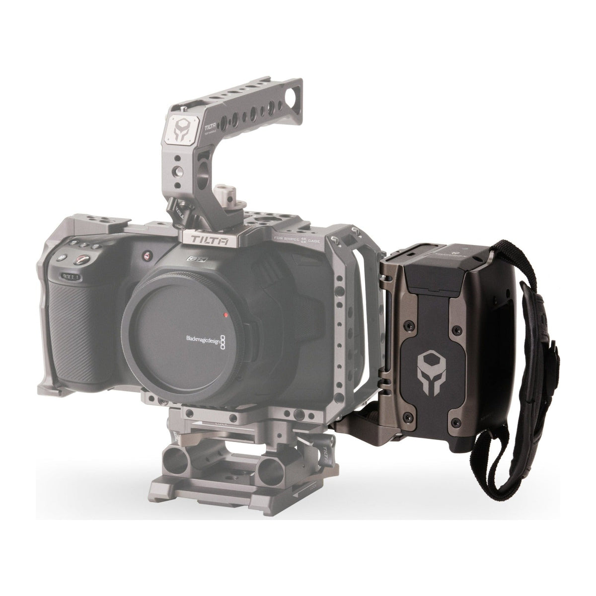Tilta Side Power Handle Type I (F970 Battery) - Tilta Grey