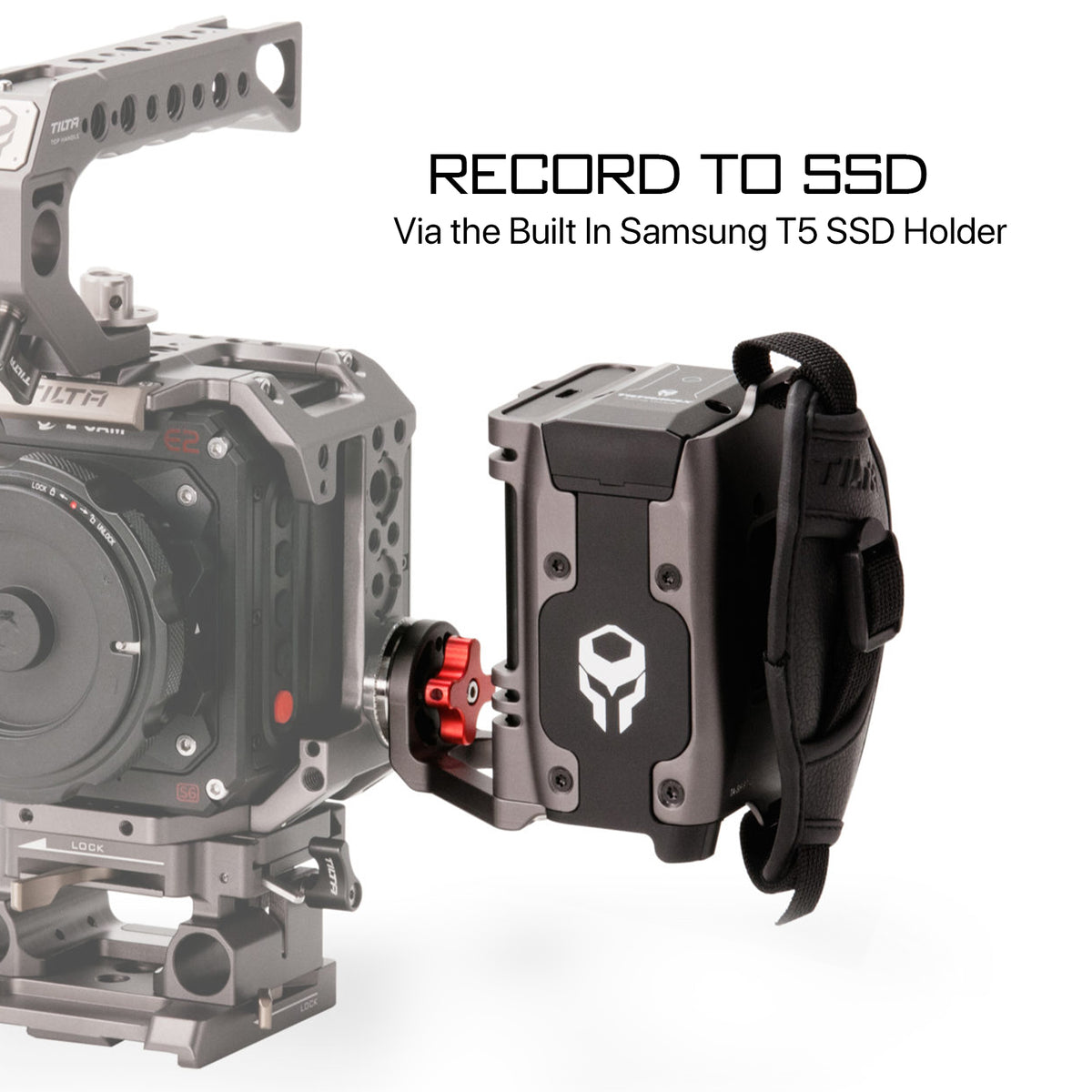 Tilta Side Power Handle Type II (F970 Battery) - Tilta Grey
