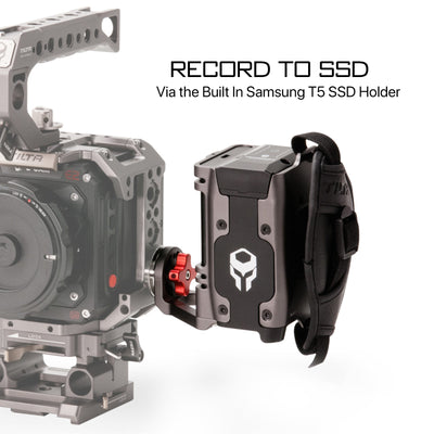 Tilta Side Power Handle Type II (F970 Battery) - Tilta Grey