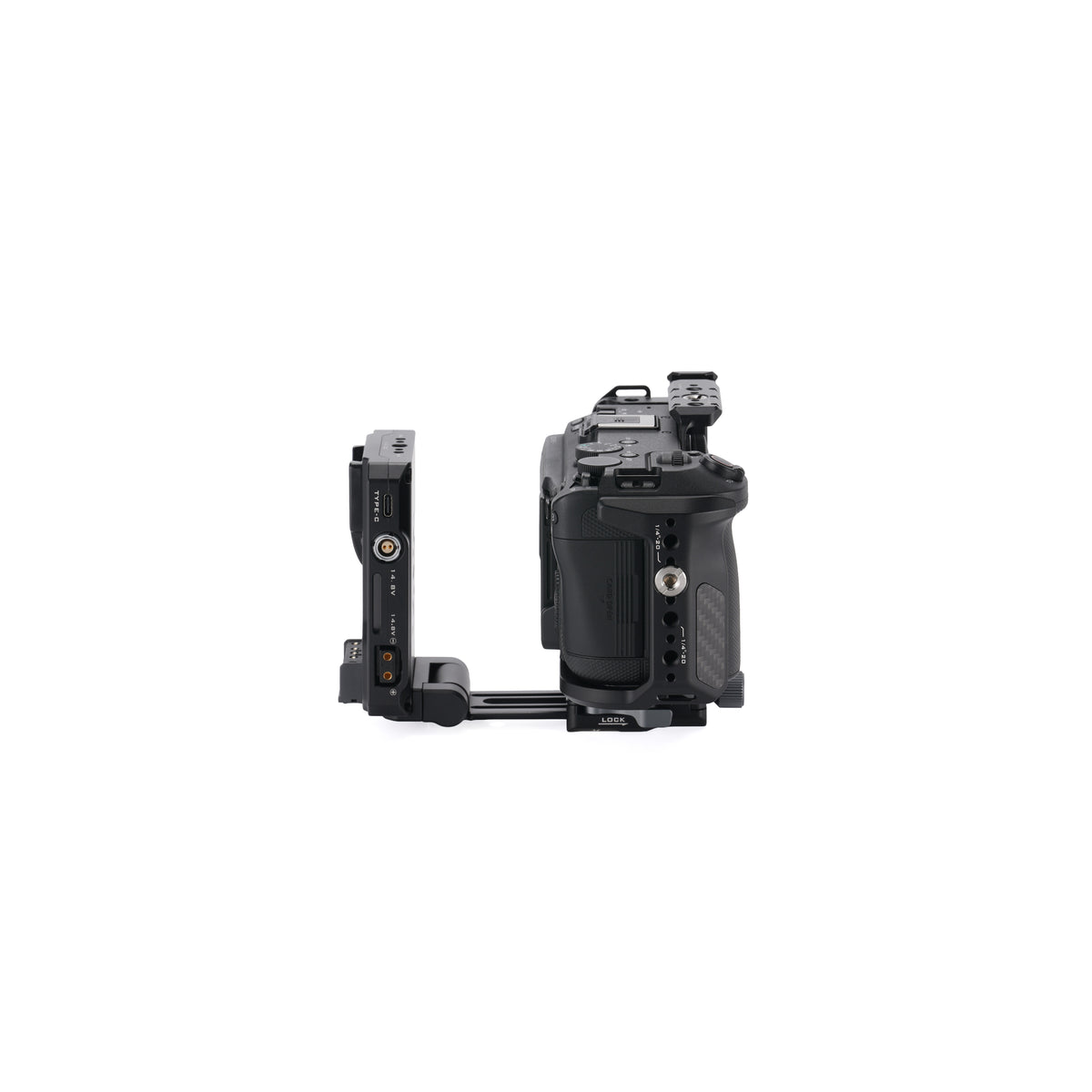 Tilta Camera Cage for Canon R6 V Power Kit - Black