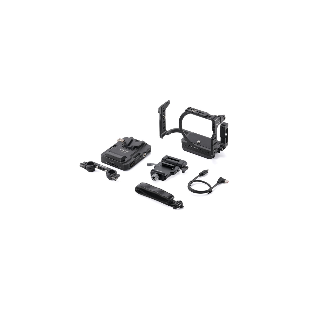 Tilta Camera Cage for Canon R6 V Power Kit - Black