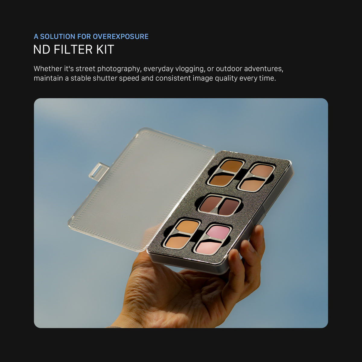 Tilta ND Filter Kit for Osmo Pocket 4P (Without Filter Carrying Case)