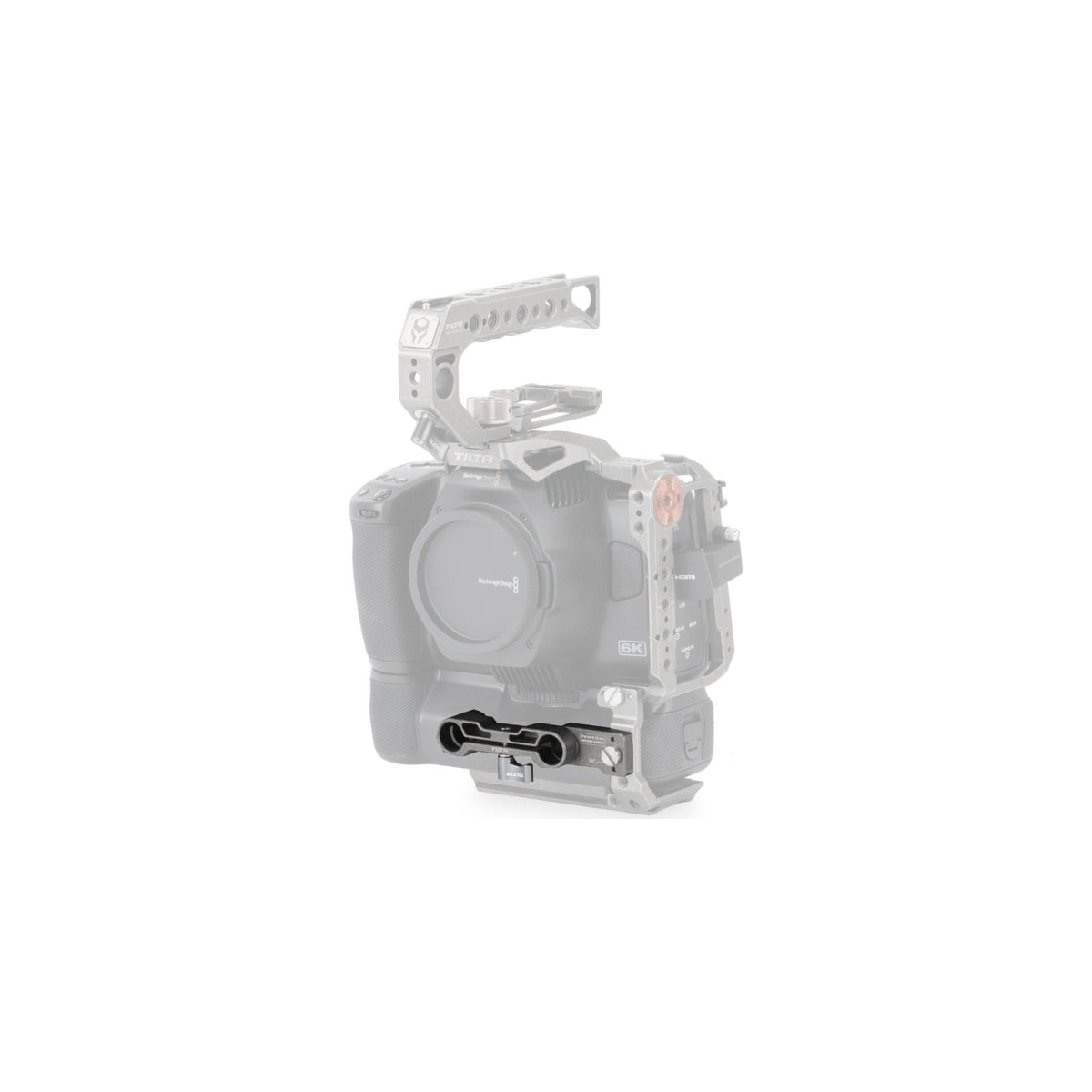 Tilta 15mm Rod Holder for BMPCC 6K Pro - Tactical Gray