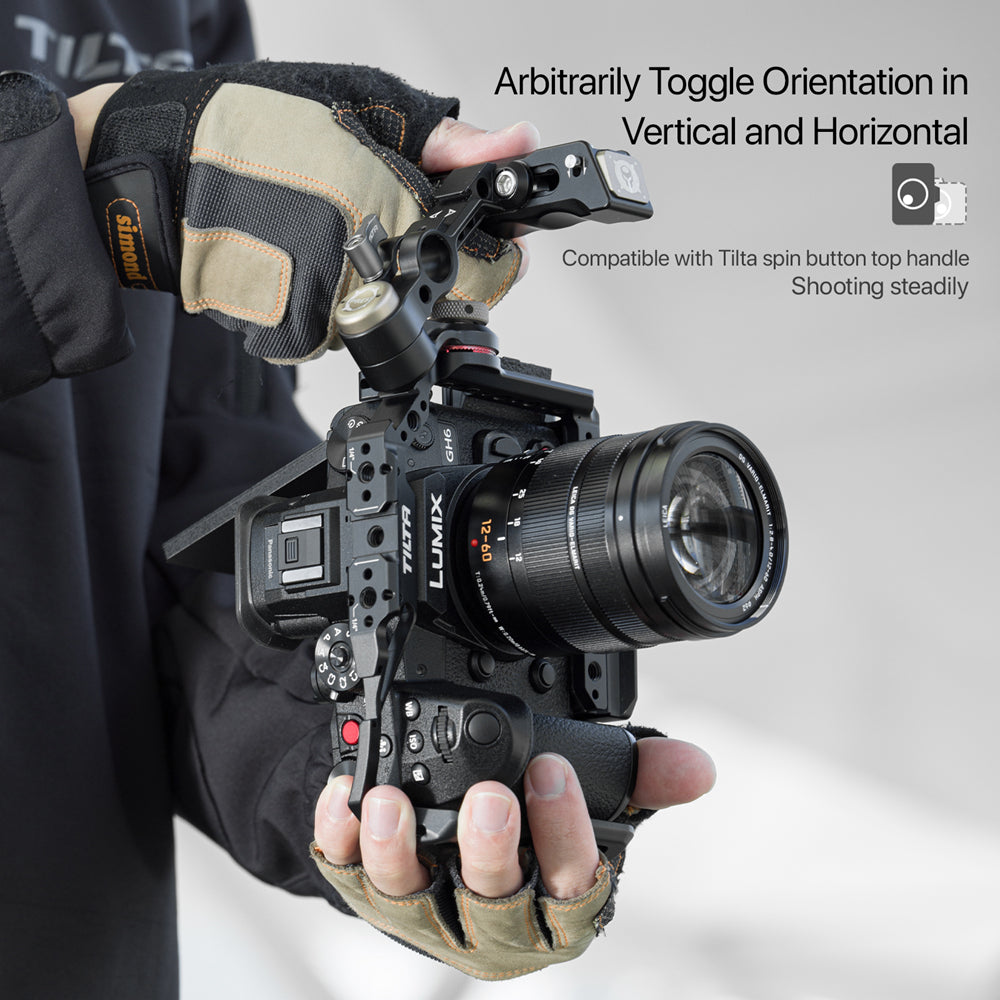Tilta Camera Cage for Panasonic GH7/GH6 Basic Kit – Black