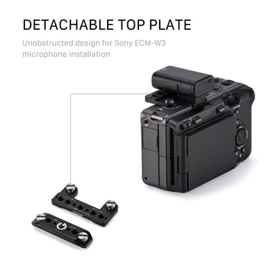 Tilta Hot Shoe Top Plate for Sony FX3/FX30 V2 - Black