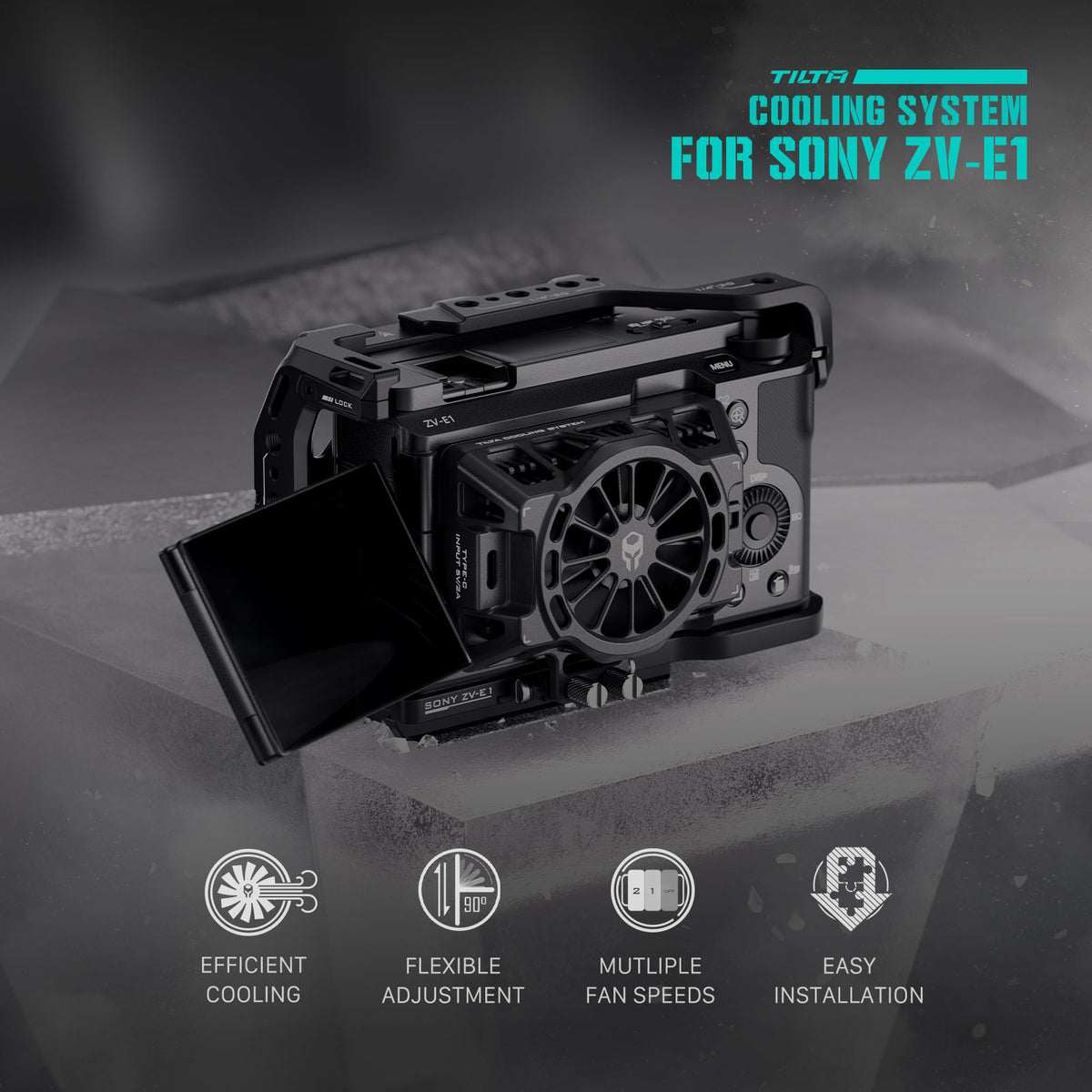 Tilta Cooling System for Sony ZV-E1 – Black