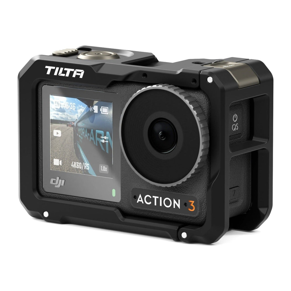 Tilta Camera Cage for DJI Osmo Action 3 Basic Kit - Black