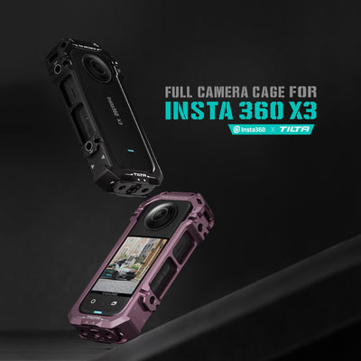 Tilta Full Camera Cage for Insta360 X3 - Black