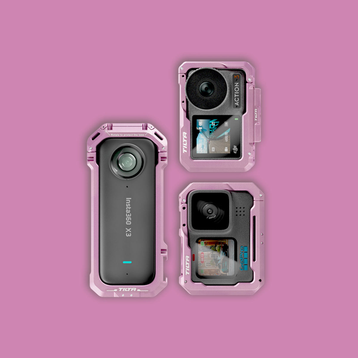 Tilta Full Camera Cage for Insta360 X3 - Black