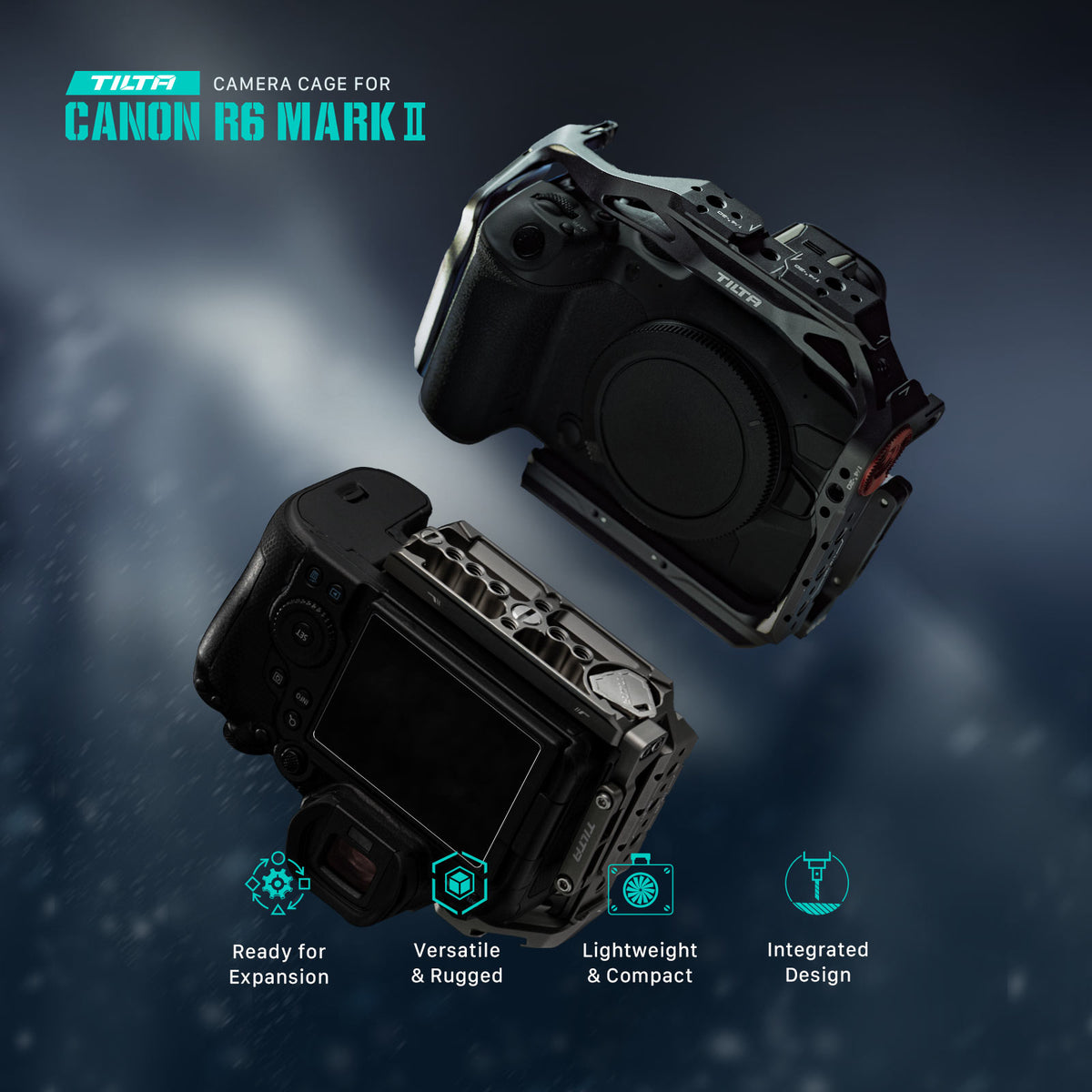 Tilta Full Camera Cage for Canon R6 Mark II - Black