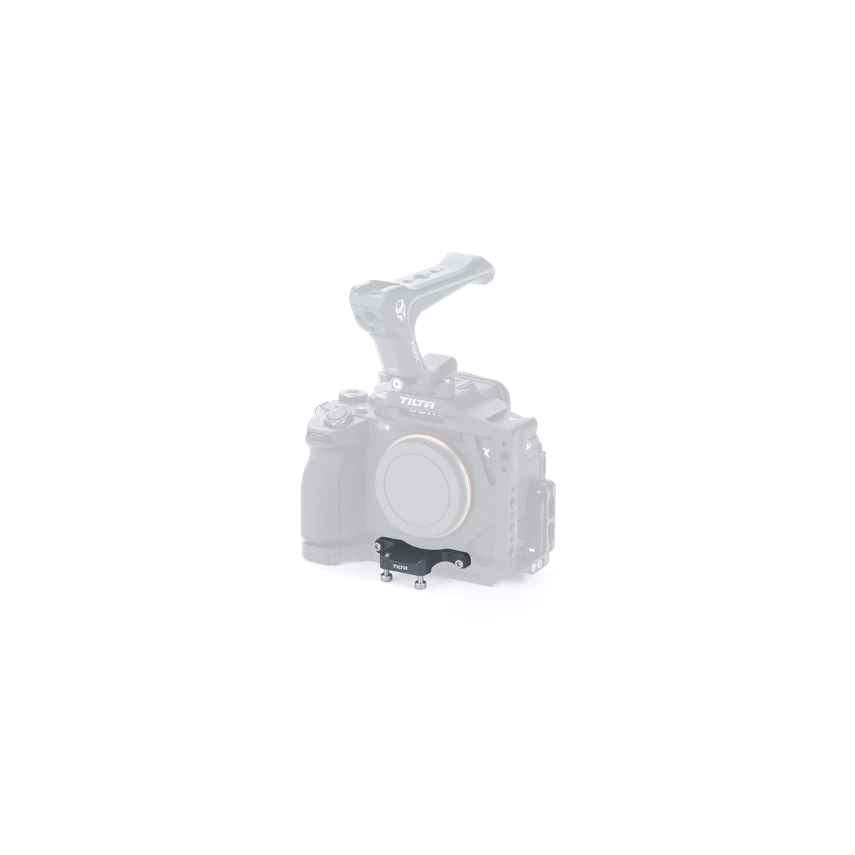 Tilta PL to E Mount Lens Adapter Support for Sony a7R V Half Cage - Black