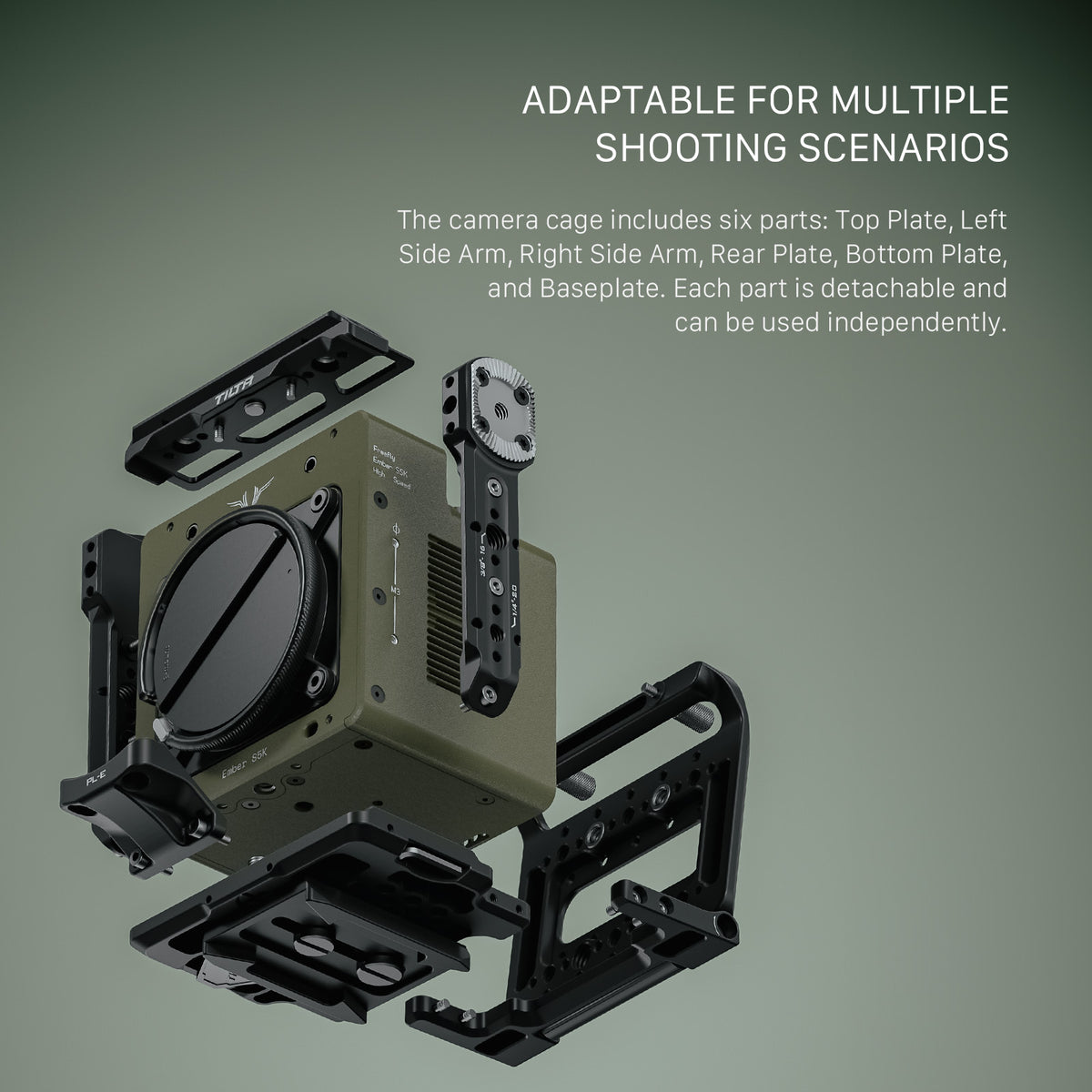 Tilta Camera Cage for Freefly Ember S5K Basic Kit – Black