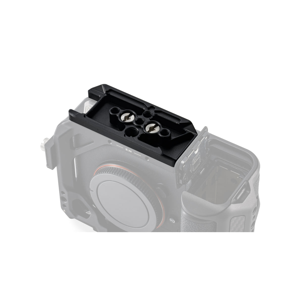 Tilta ARCA Bottom Plate with Cable Passthrough for a1 II/a9 III - Black