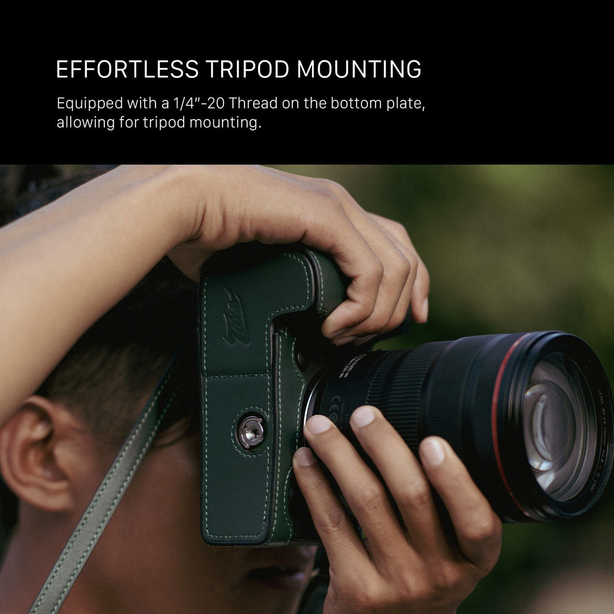 Tilta Leather Camera Case for Canon R5 Mark II - Black