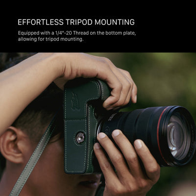 Tilta Leather Camera Case for Canon R5 Mark II - Black