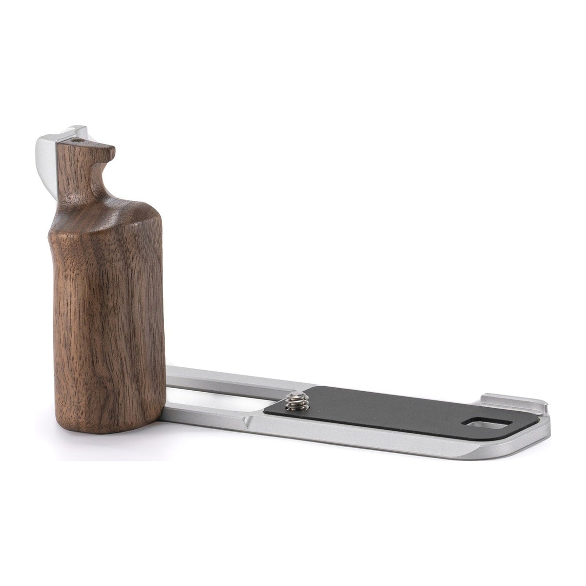 Tilta Mounting Baseplate with Wooden Grip for Fujifilm X100VI - Silver