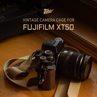 Tilta Vintage Camera Cage for Fujifilm X-T50 Base Kit - Black