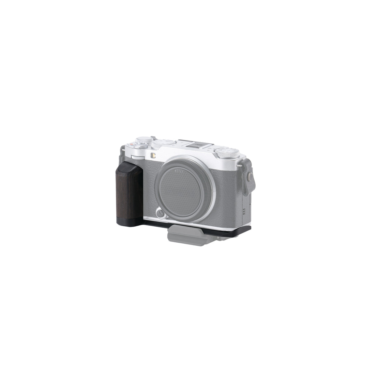 Tilta Mounting Baseplate with Wooden Grip for Fujifilm X-M5 - Black