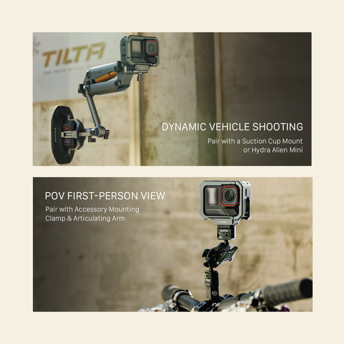 Tilta Quick Release Mounting Baseplate for Insta360 Ace Pro Series and X Series — Space Gray