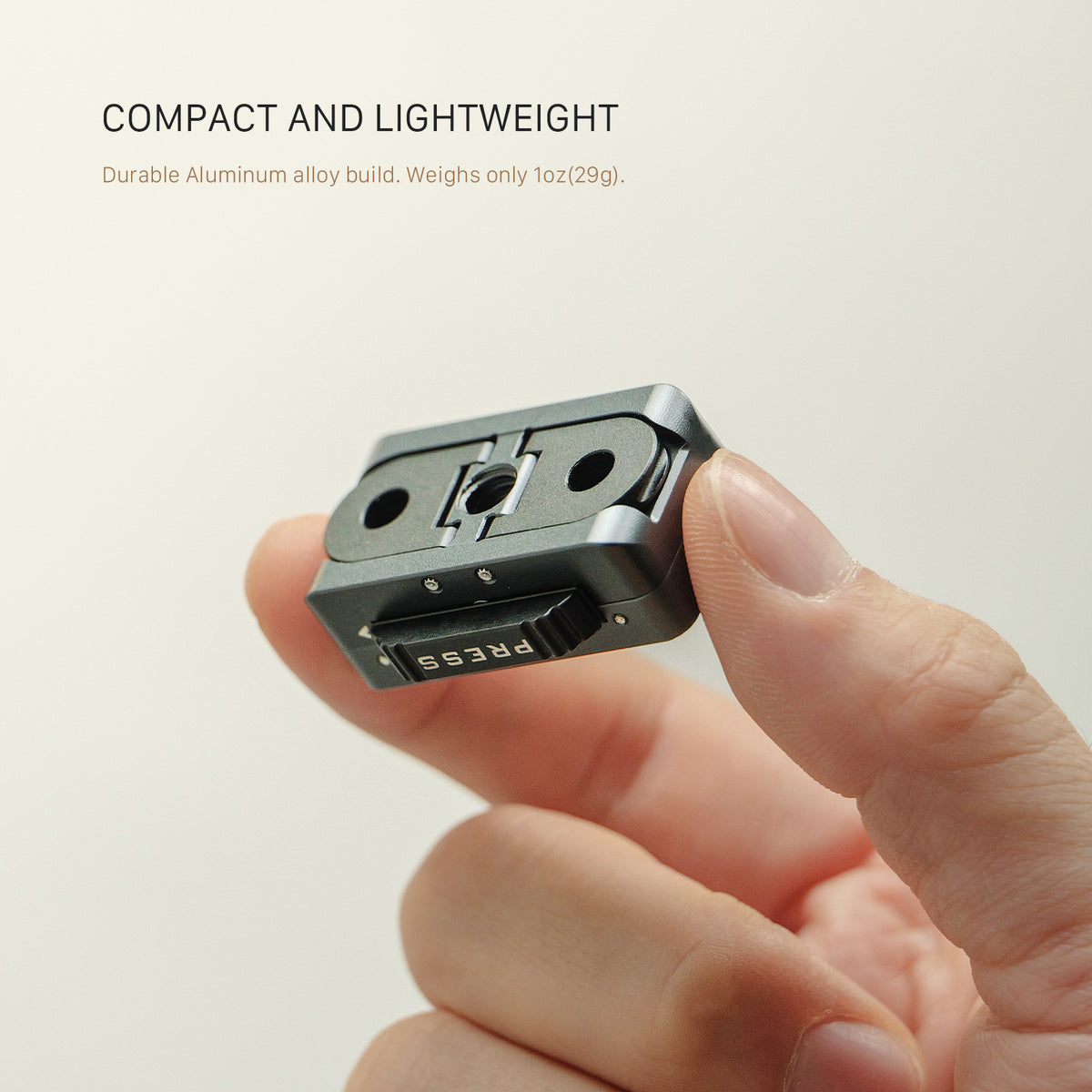 Tilta Quick Release Mounting Baseplate for Insta360 Ace Pro Series and X Series — Space Gray