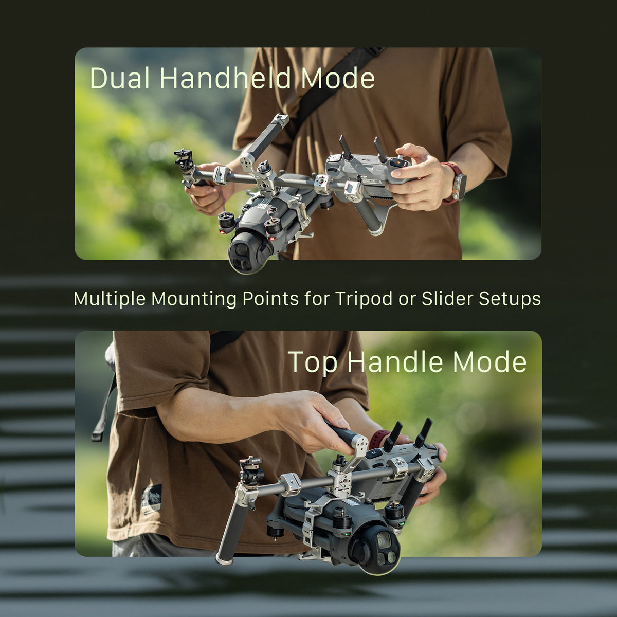 Tilta Handheld Support System for DJI Mavic 4 Pro - Titanium White