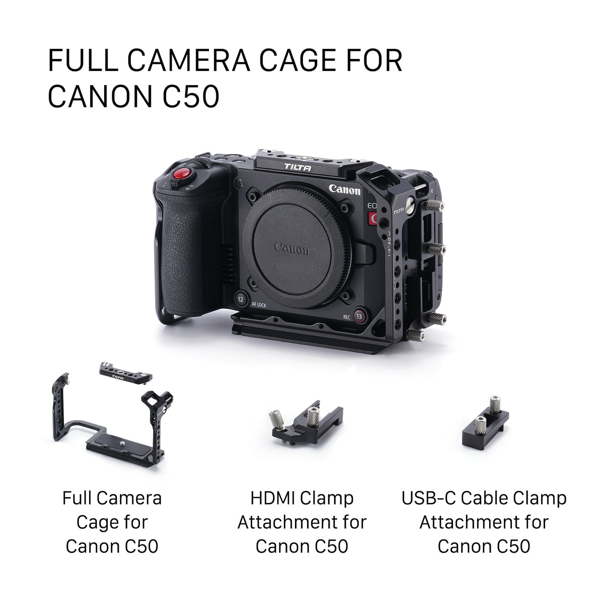 Tilta Full Camera Cage for Canon C50 - Black