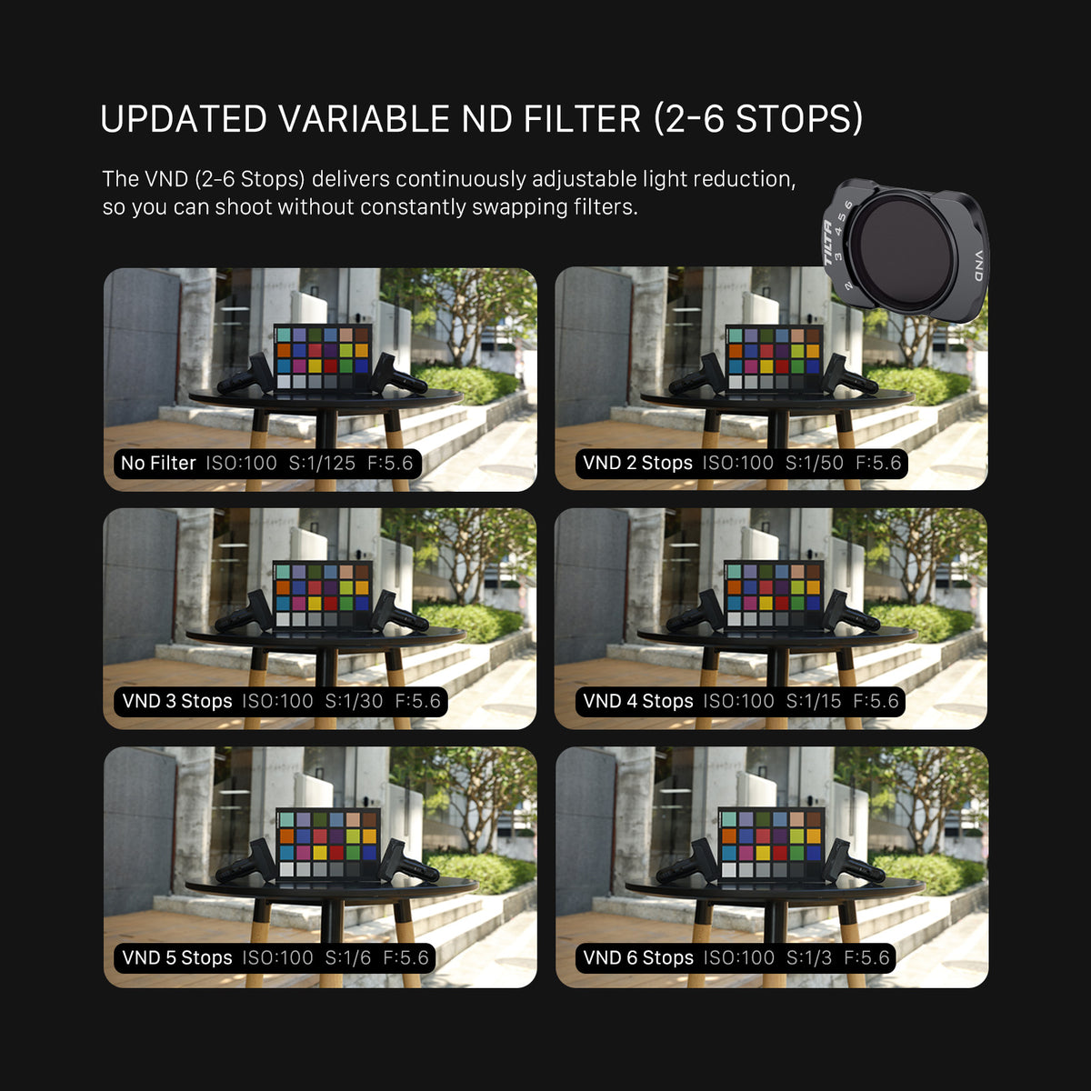 Tilta Base Filter Kit for Osmo Pocket 4