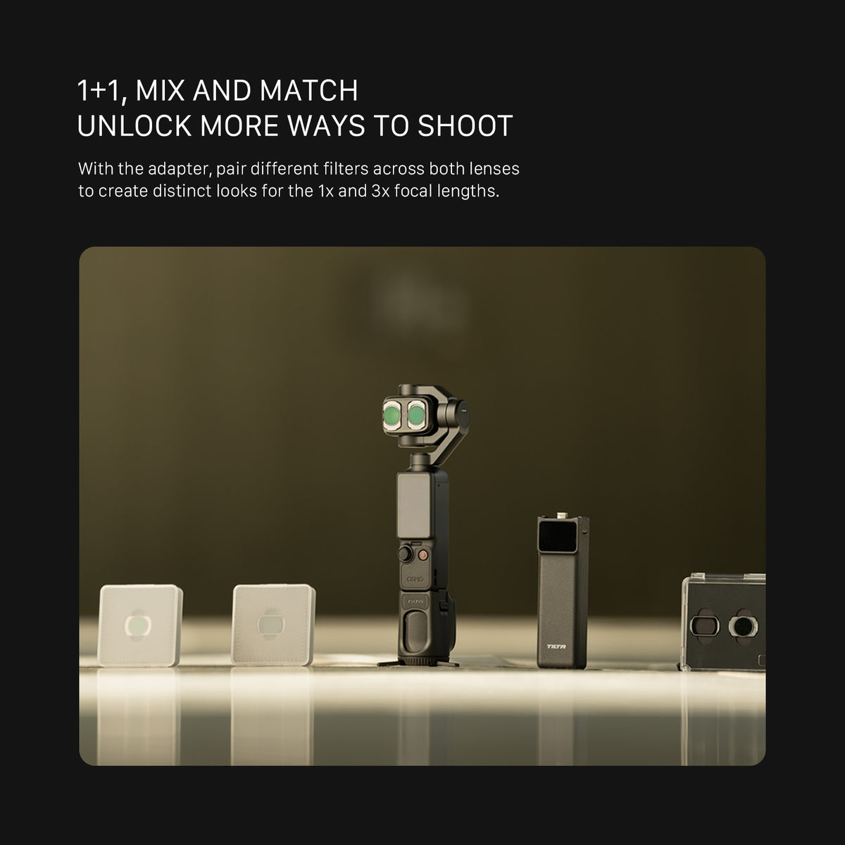 Tilta Variable ND Filter for Osmo Pocket 4 (2-6 Stops)