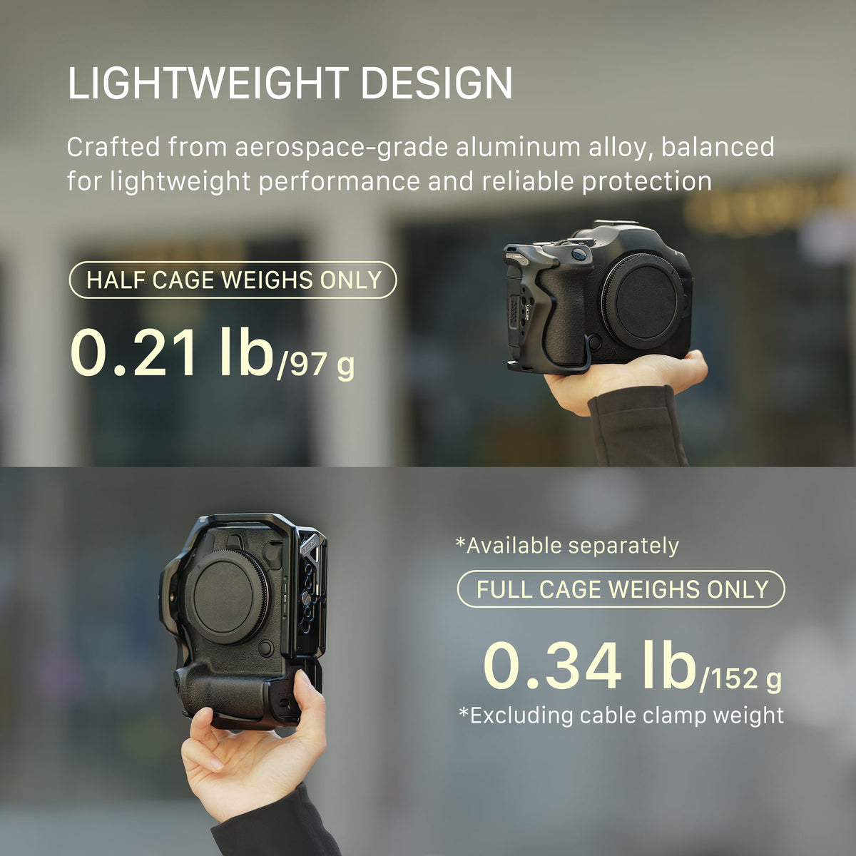 Tilta Half Camera Cage for Canon R6 Mark III - Black
