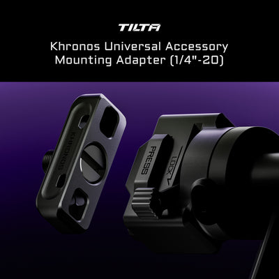 Tilta Khronos Universal Accessory Mounting Adapter (1/4"-20) - Space Gray