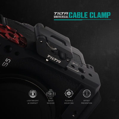Tilta Universal Cable Clamp – Black (Single)