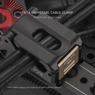Tilta Universal Cable Clamp – Black (Single)