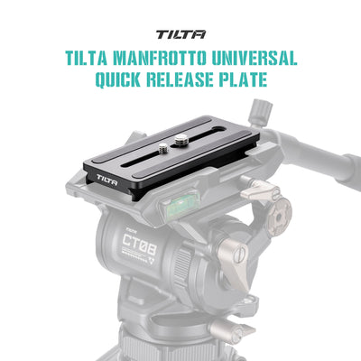 Tilta Manfrotto Universal Quick Release Plate - Black
