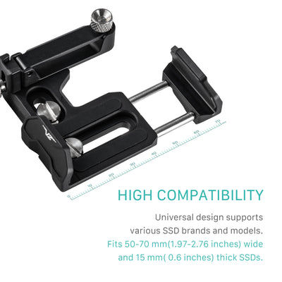 Tilta Universal SSD Drive Holder V2 - Black