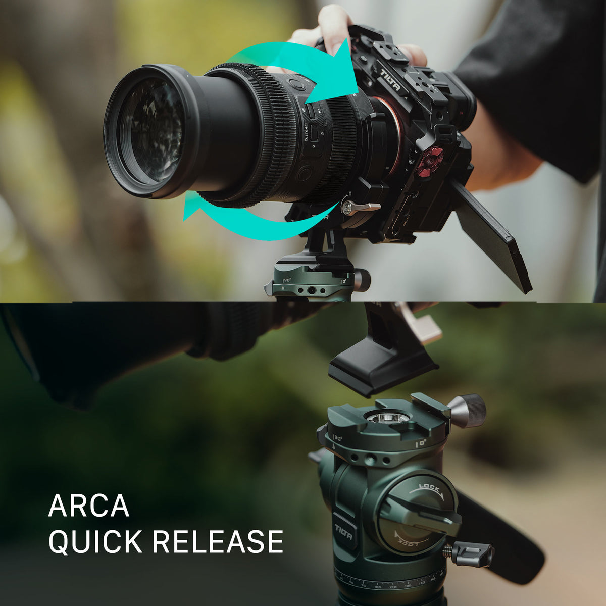 Tilta Adjustable Vertical Camera Support Bracket – Black
