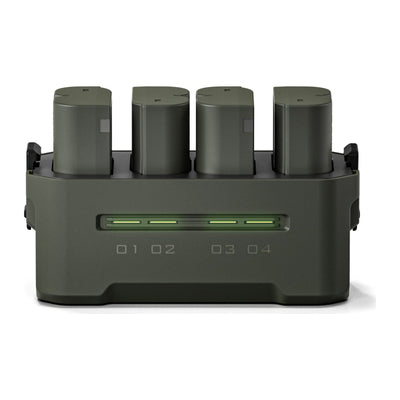 Tilta DMW-BLK22 Charging Station Battery Kit (4 Batteries) - Green