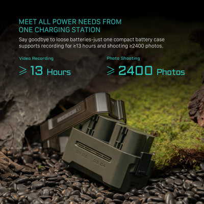 Tilta Portable Charging Station for LP-E6 (4 Channel) - Green