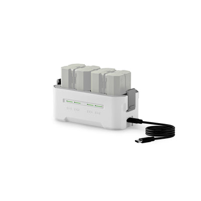 Tilta Portable Charging Station for NP-FZ100 (4 Channel) - Off White